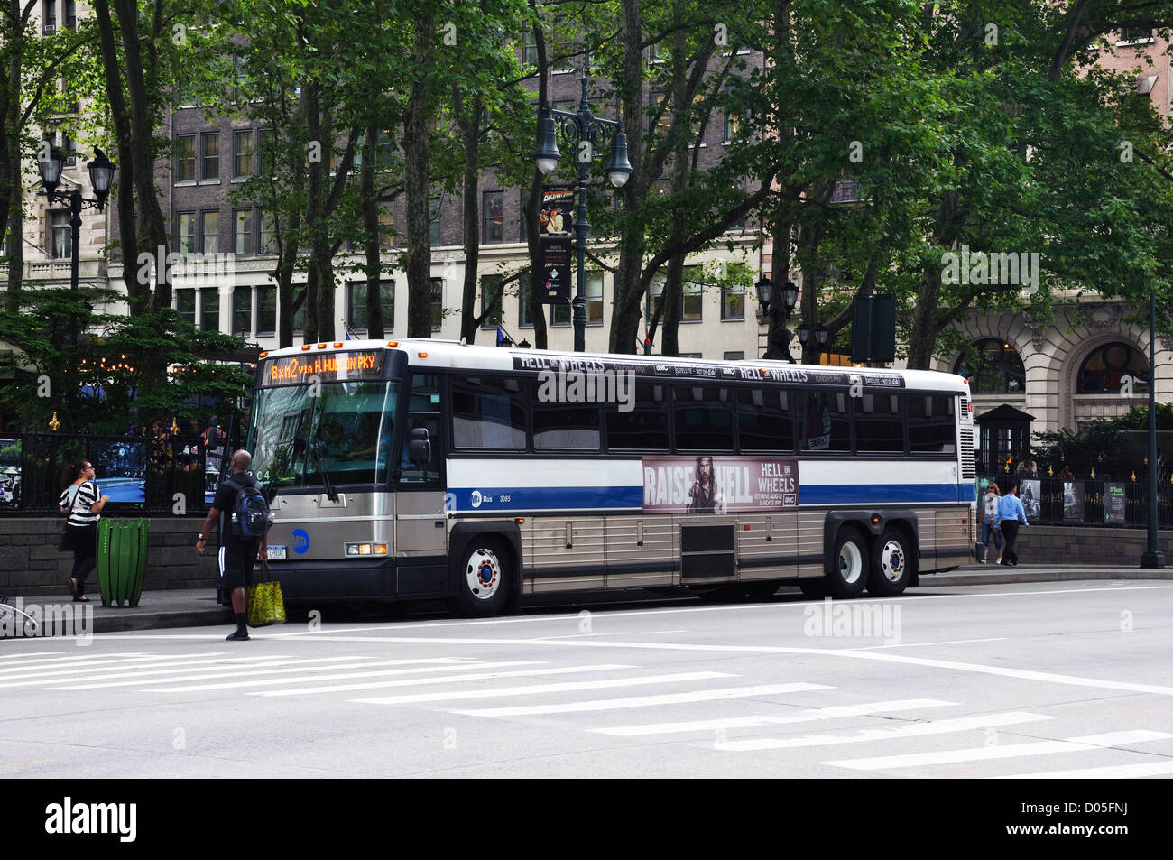 City bus, New York City, USA Stock Photo - Alamy