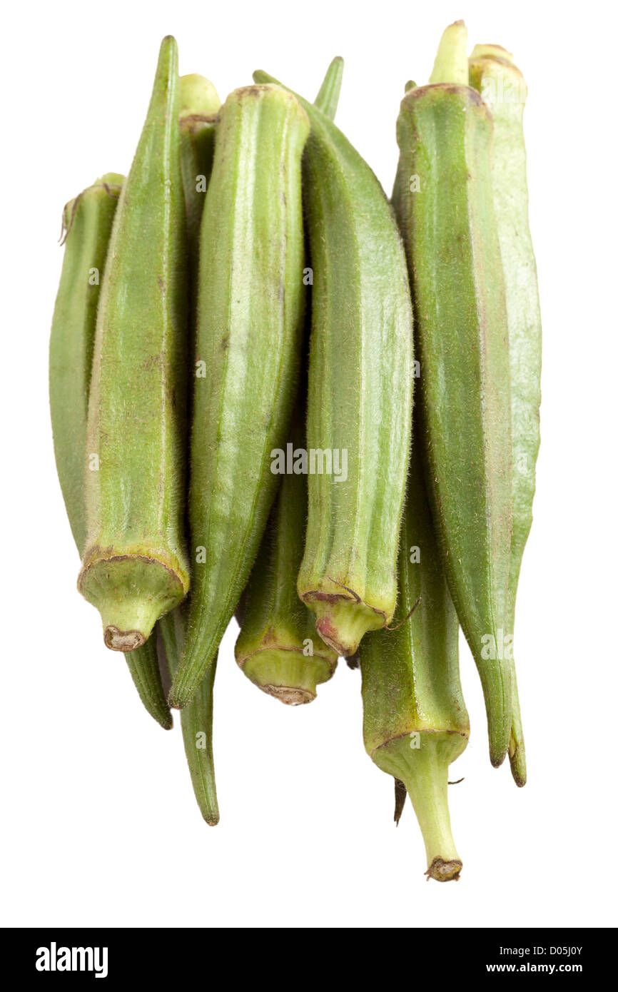 Okra / ladies fingers Stock Photo Alamy