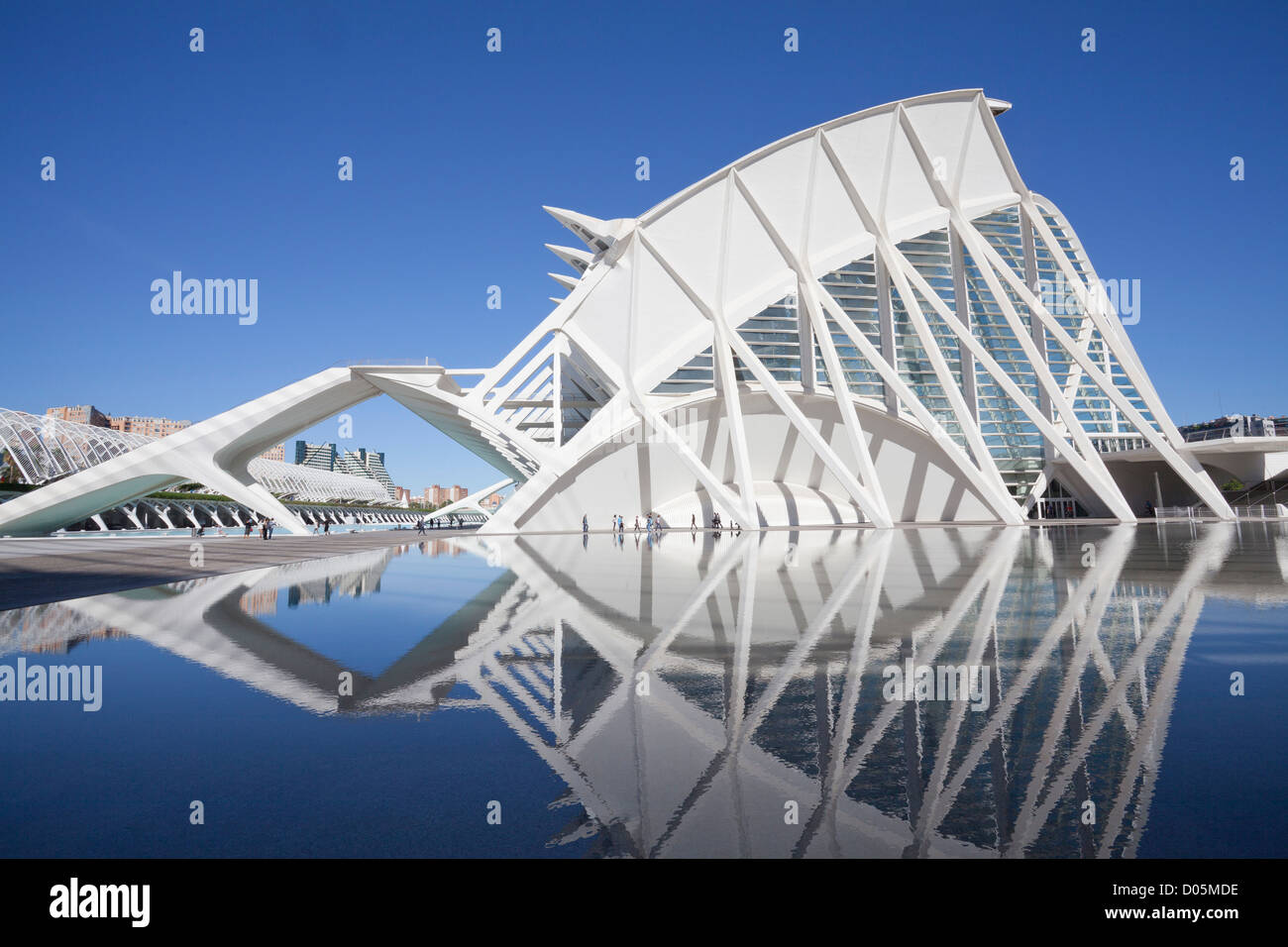 The Science Museum at the City of Arts & Sciences, Valencia. Stock Photo