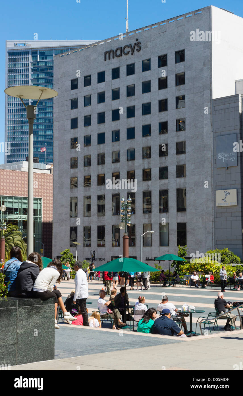 San Francisco Macy's department store on Geary Street, Union Square