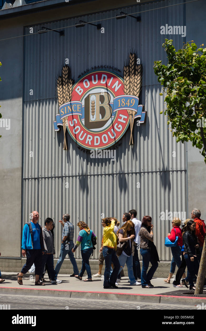 San Francisco Jefferson Street, the Boudin Bakery, Fisherman's Wharf