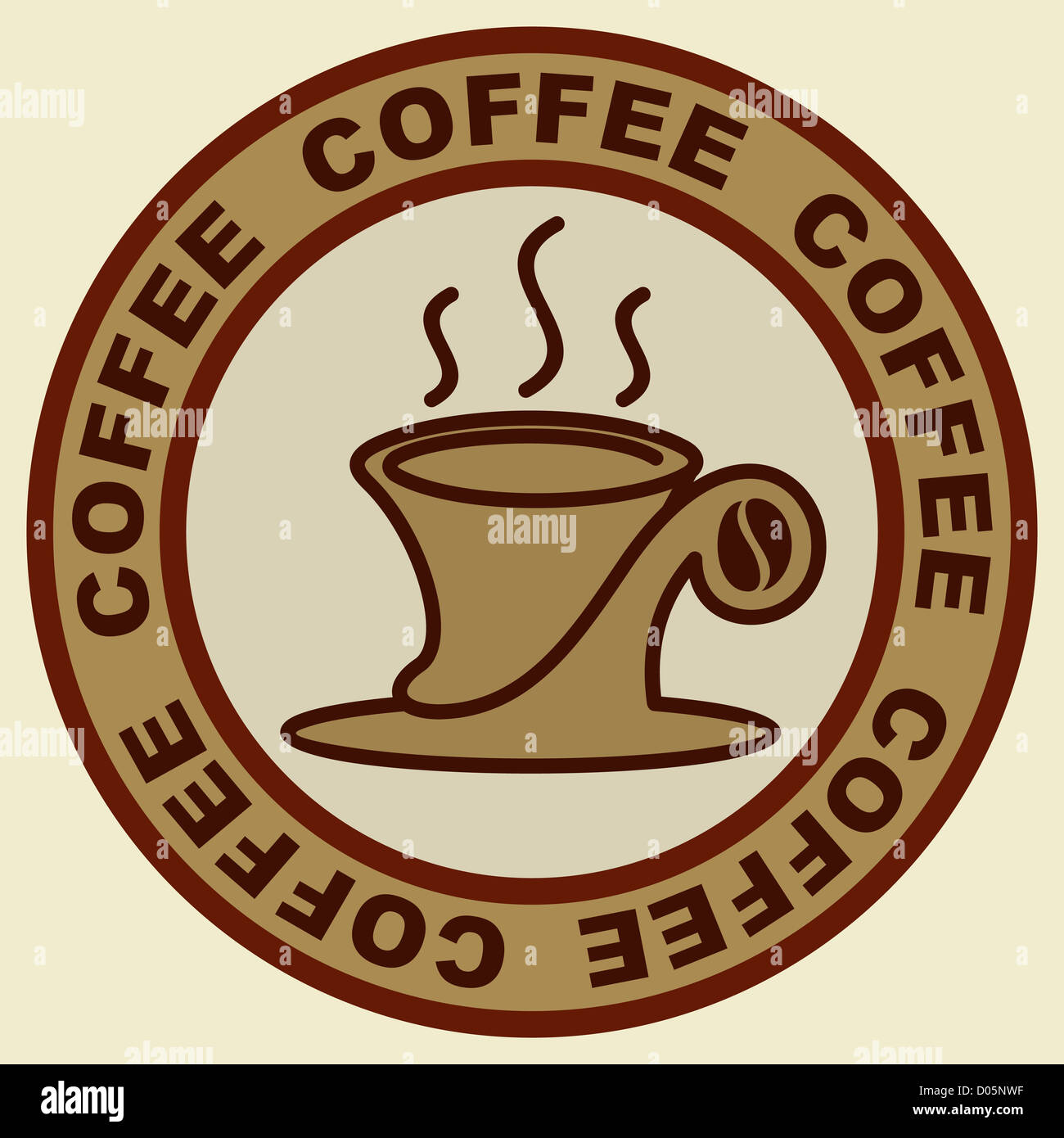 coffee cup sign Stock Photo - Alamy