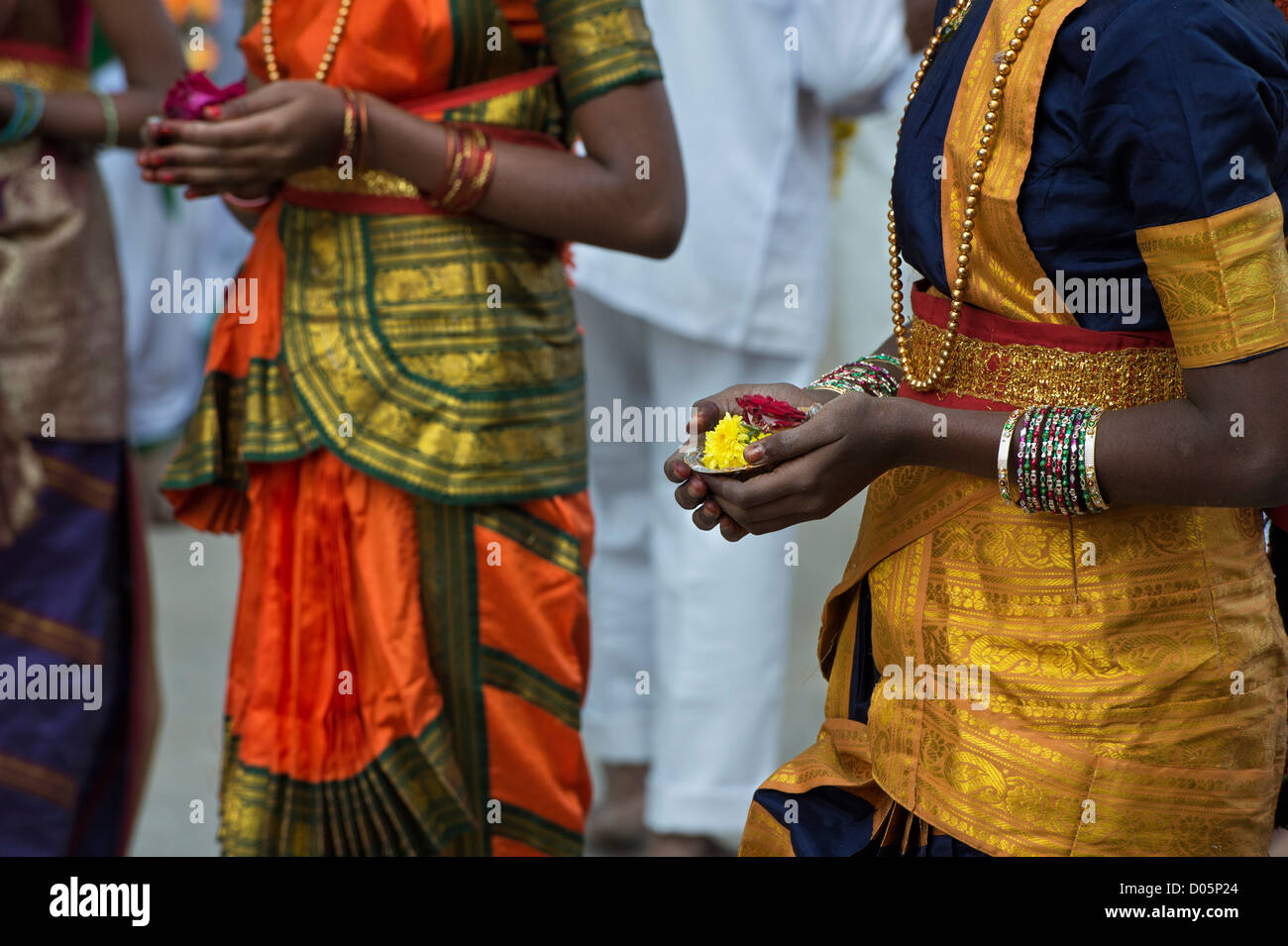 Images for andhra pradesh traditional dress for men and women women Stock  Photos - Page 1 : Masterfile