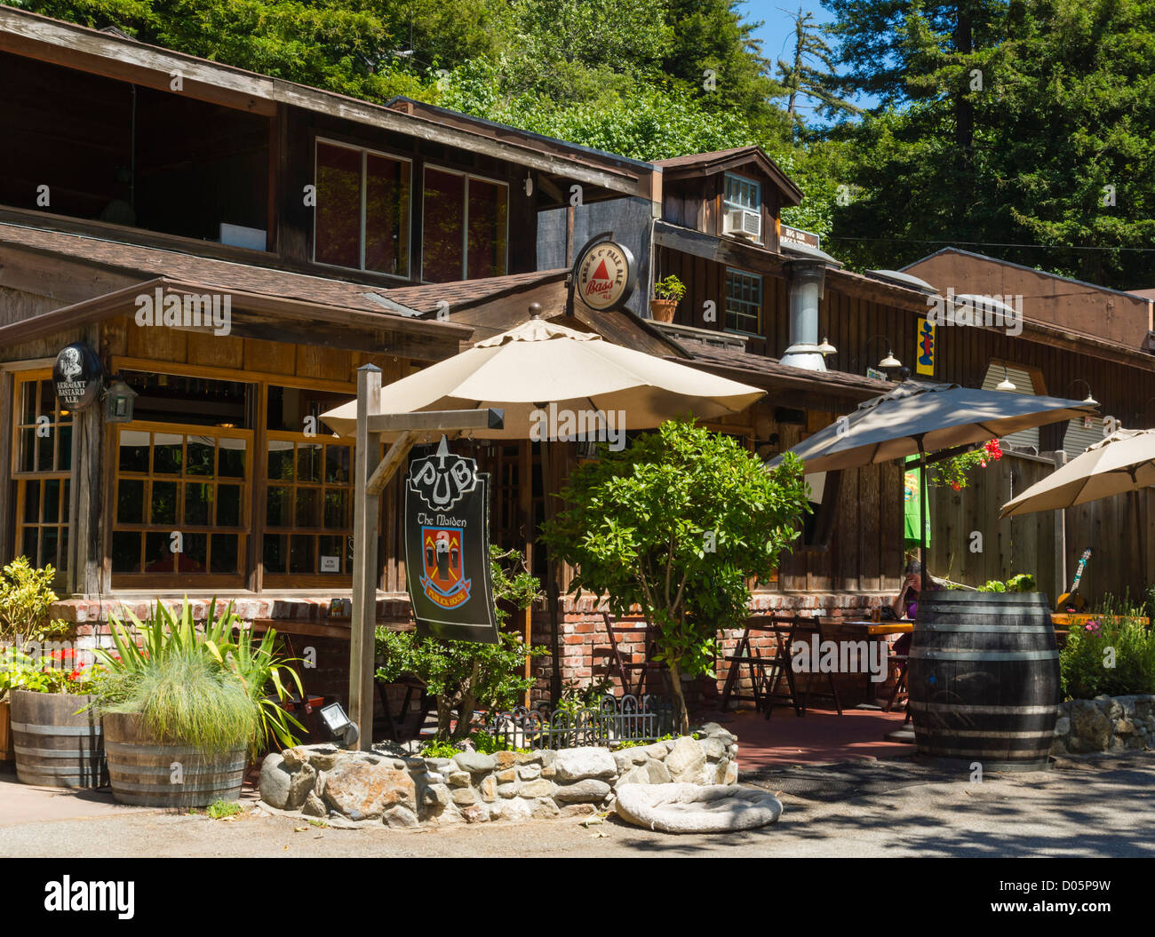 Big Sur recreation and services area with camping, bar, restaurant