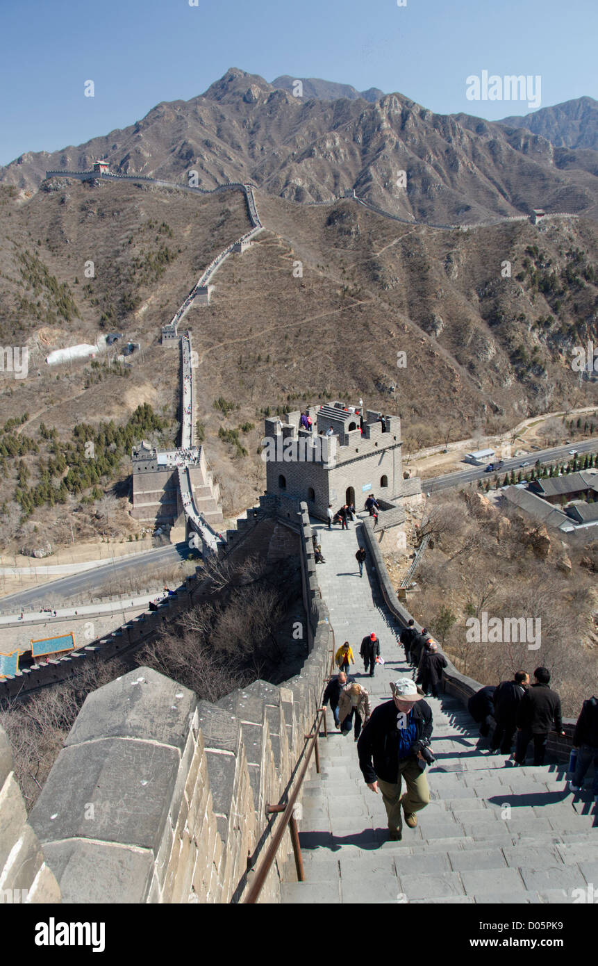 China, Beijing. The Great Wall of China at Juyongguan in the Jundu