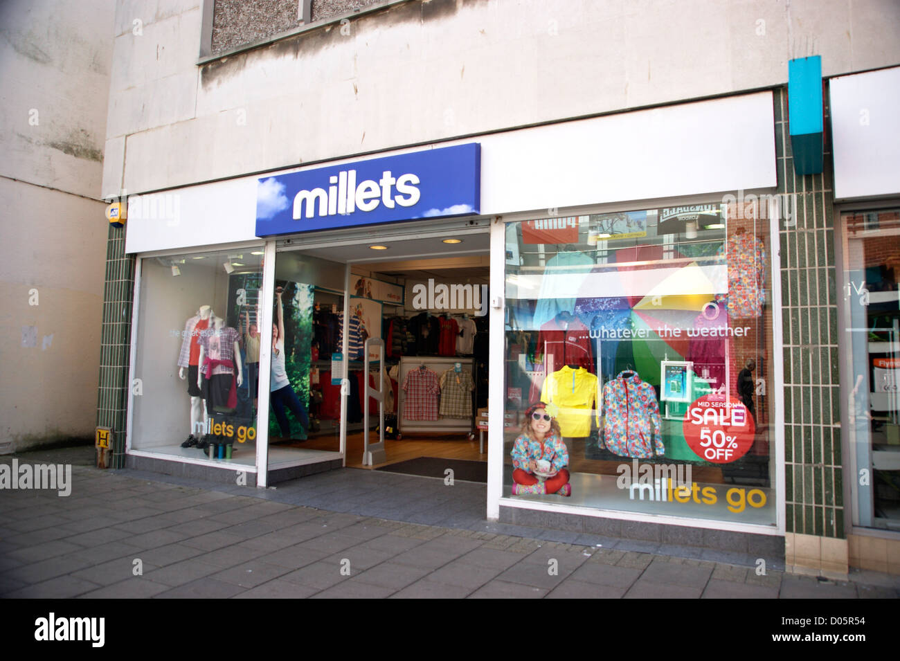 Millets outdoors store hi-res stock photography and images - Alamy