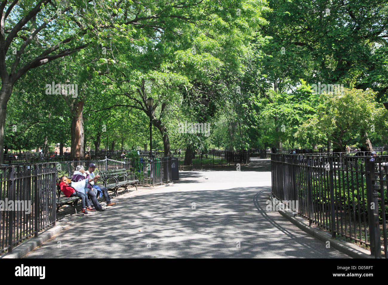 Tompkins Square Park, East Village, Manhattan, New York City, USA Stock Photo