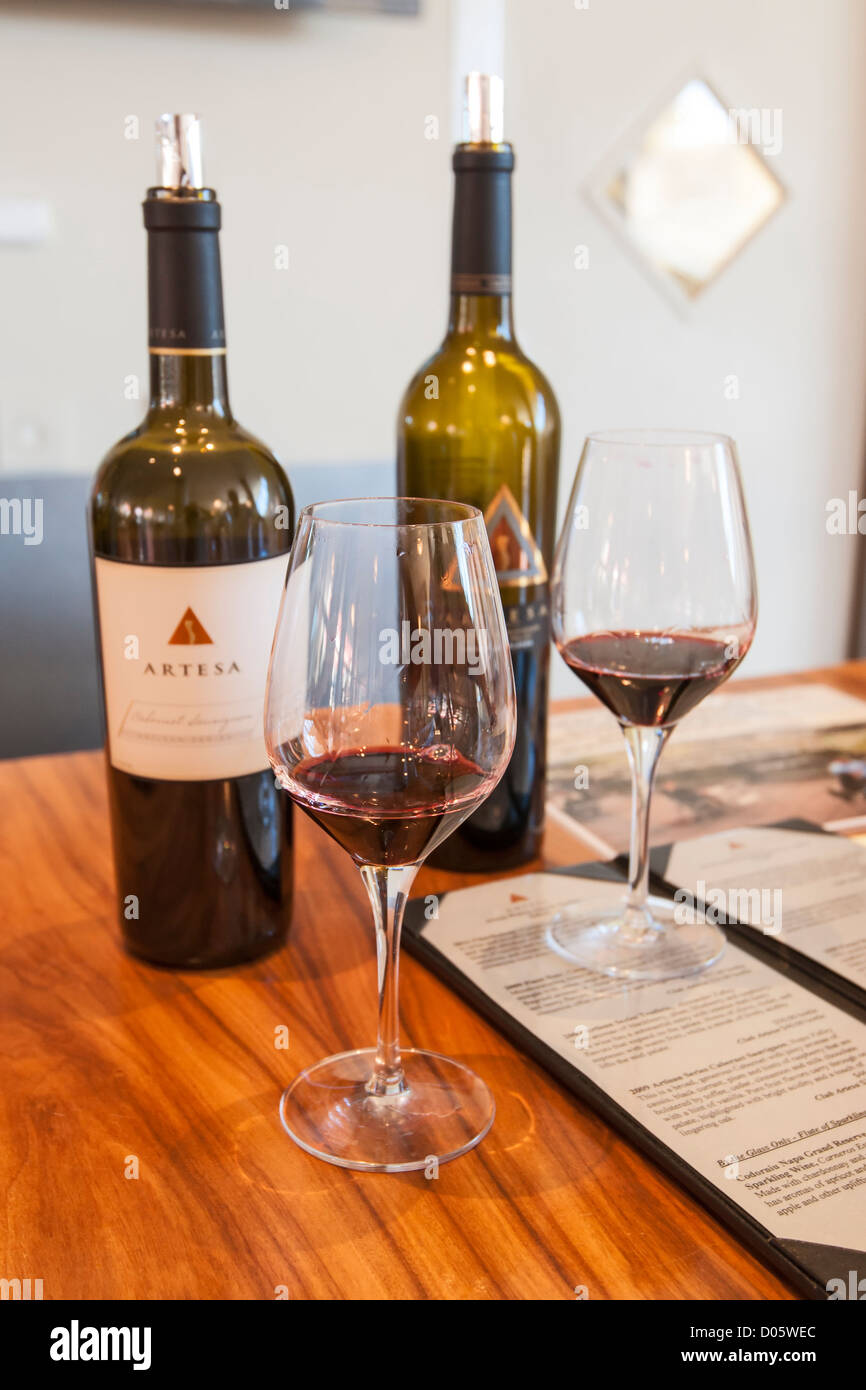 Wine tasting in Napa Vallery, California Stock Photo Alamy