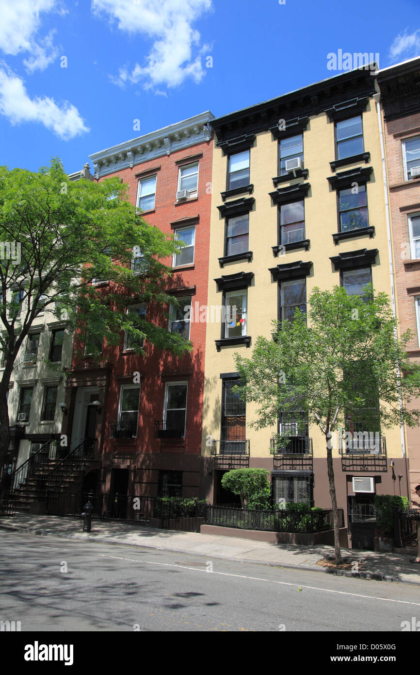 Apartment Buildings, East Village, Manhattan, New York City, USA Stock ...
