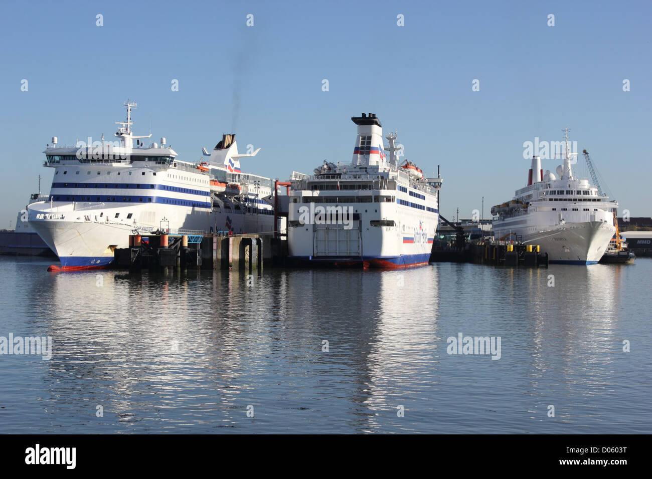 Passenger & car ferries Stock Photo - Alamy