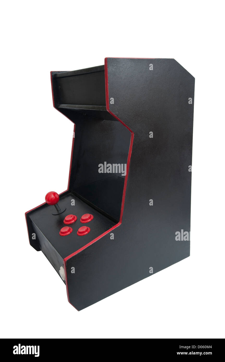 Retro Arcade isolated on white background Stock Photo Alamy