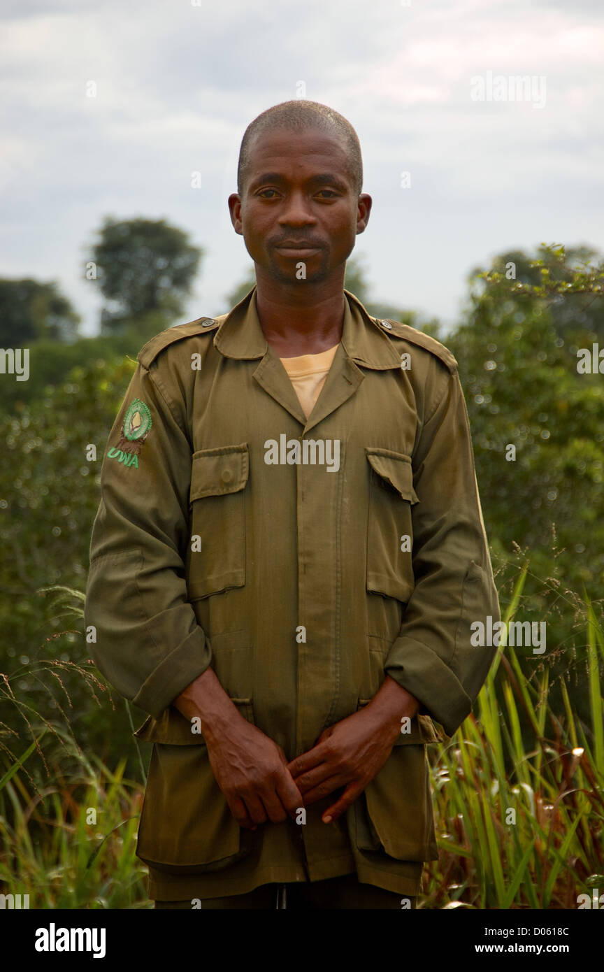 Portrait of a man. Uganda,Africa Stock Photo