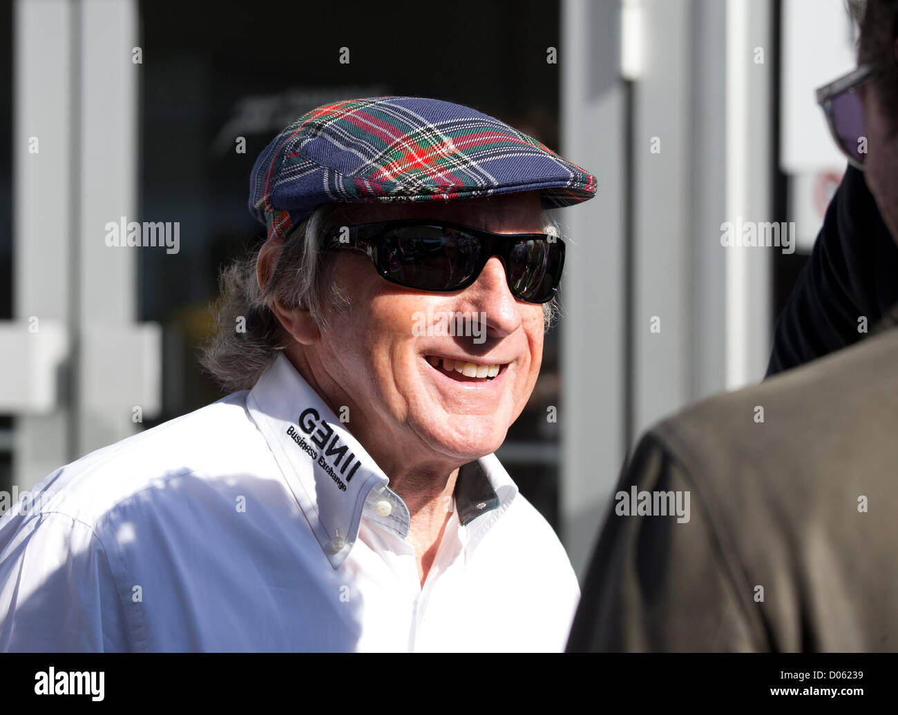 Legendary  F1 driver Jackie Stewart at the Circuit of the Americas prior to the F1 United States Grand Prix in Austin, Texas. Stock Photo