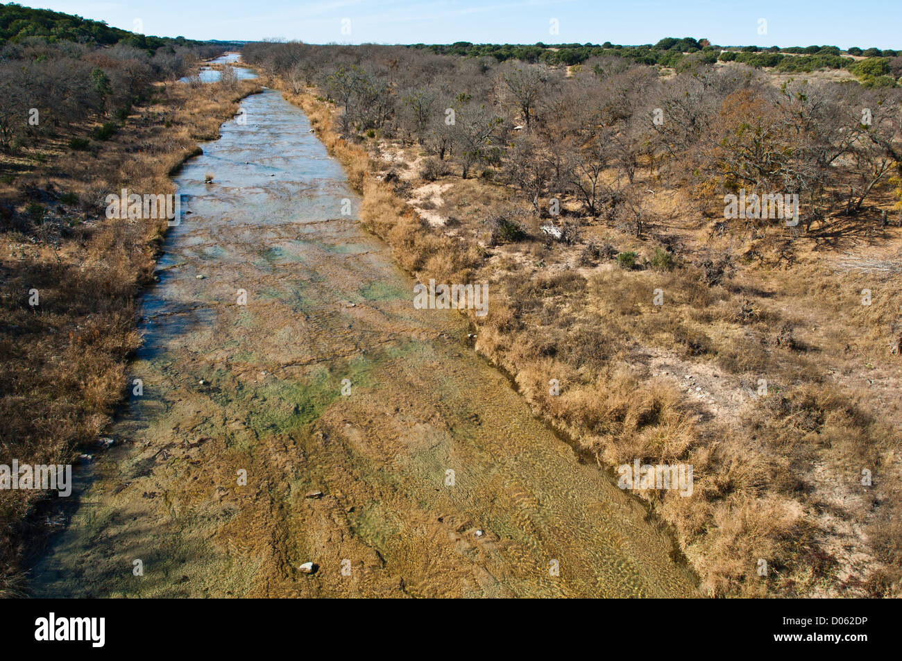 The San Saba River near Brady, Texas Stock Photo Alamy
