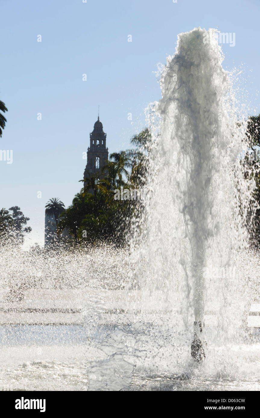 Balboa Park, San Diego, California fountain. 250th second shutter
