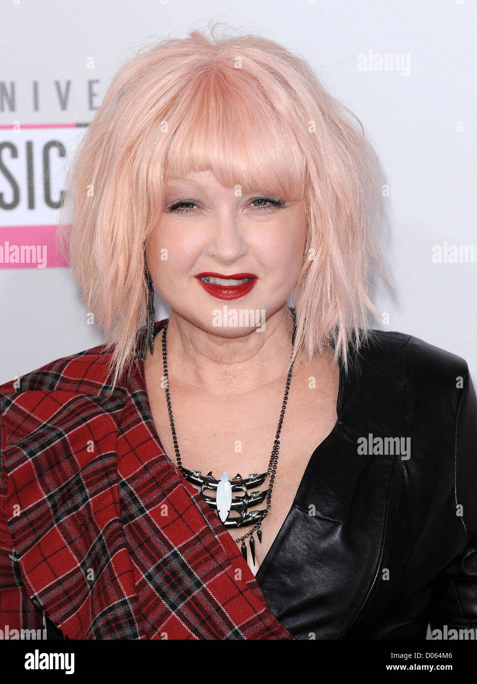 Nov. 18, 2012 - Los Angeles, California, U.S. - CYNDI LAUPER arrives for the 40th Anniversary of the American Music Awards at the Nokia theater. (Credit Image: © Lisa O'Connor/ZUMAPRESS.com) Stock Photo