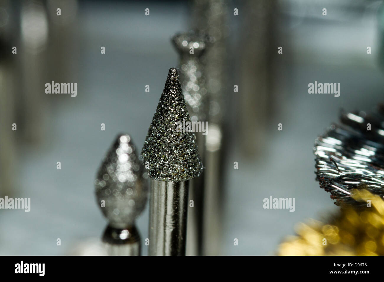 Diamond Bur Bits for rotary tool Stock Photo Alamy
