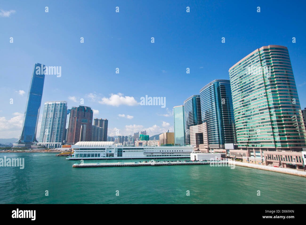 Hong Kong offices and skyline at day Stock Photo - Alamy