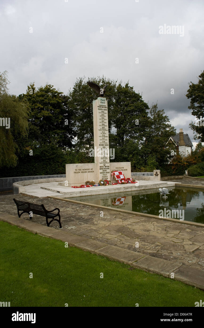 The Polish War Memorial near RAF Northolt in South Ruislip, Hillingdon, London Stock Photo