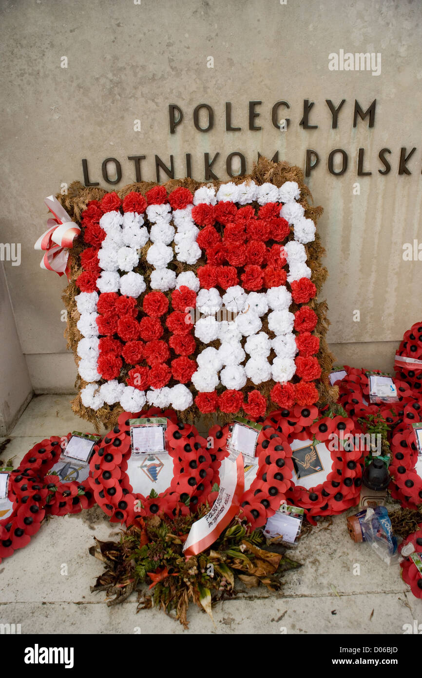 The Polish War Memorial near RAF Northolt in South Ruislip, Hillingdon, London Stock Photo