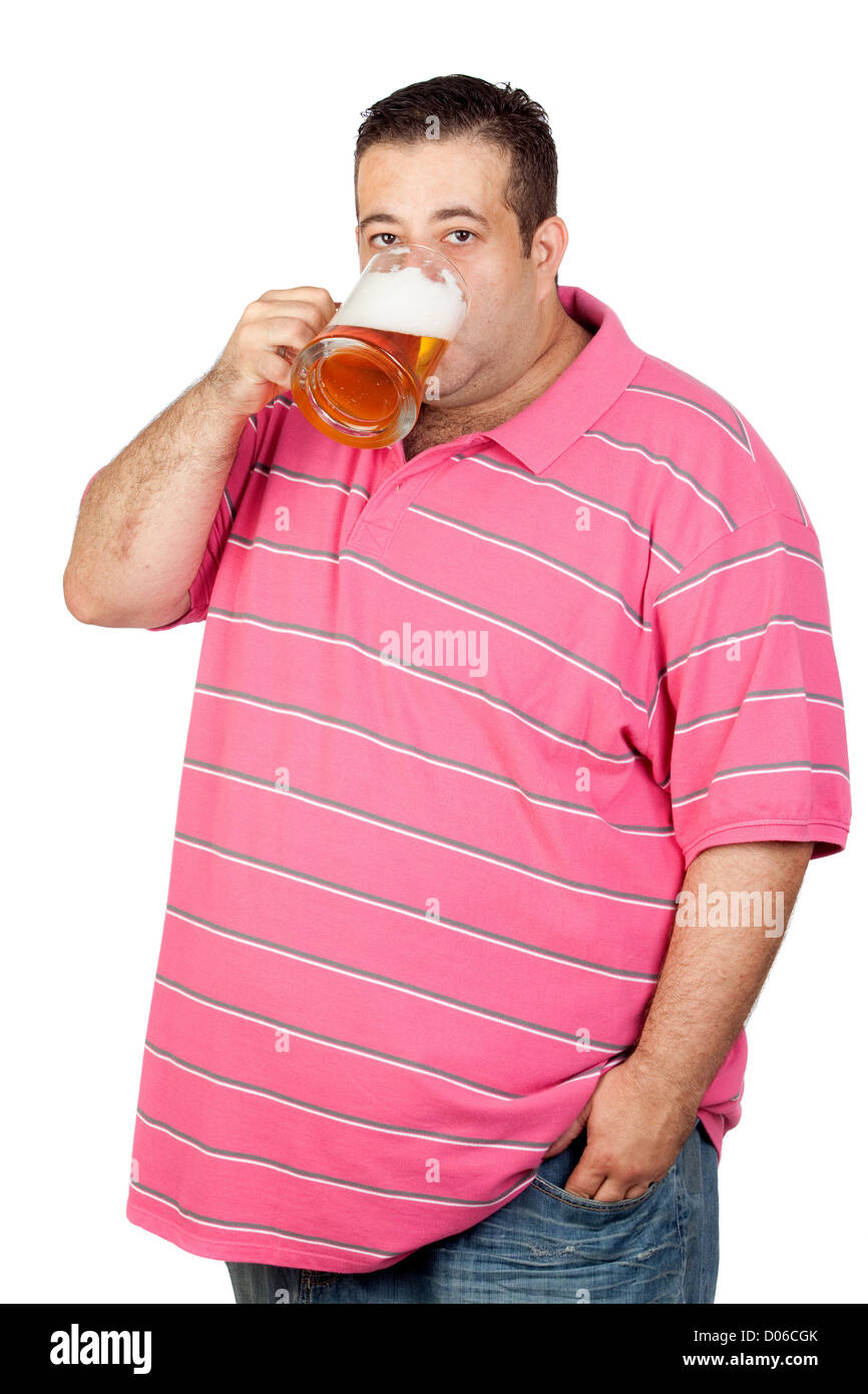 Beer belly fat obese hires stock photography and images Alamy