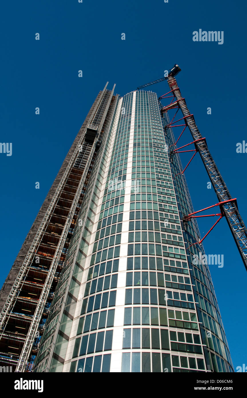 The Tower, One St. George Wharf, Vauxhall, London, UK Stock Photo