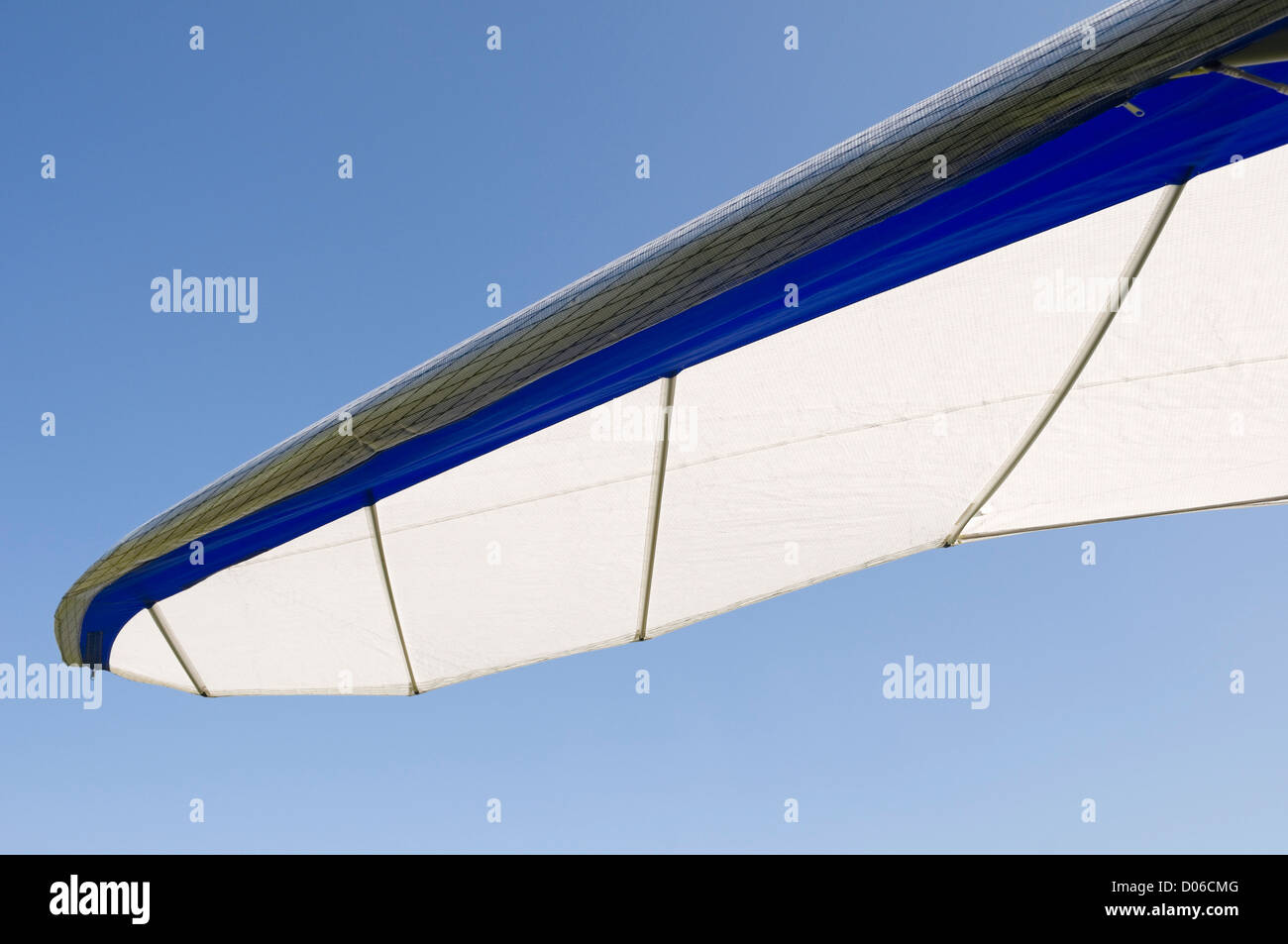 hang glider wing detail Stock Photo