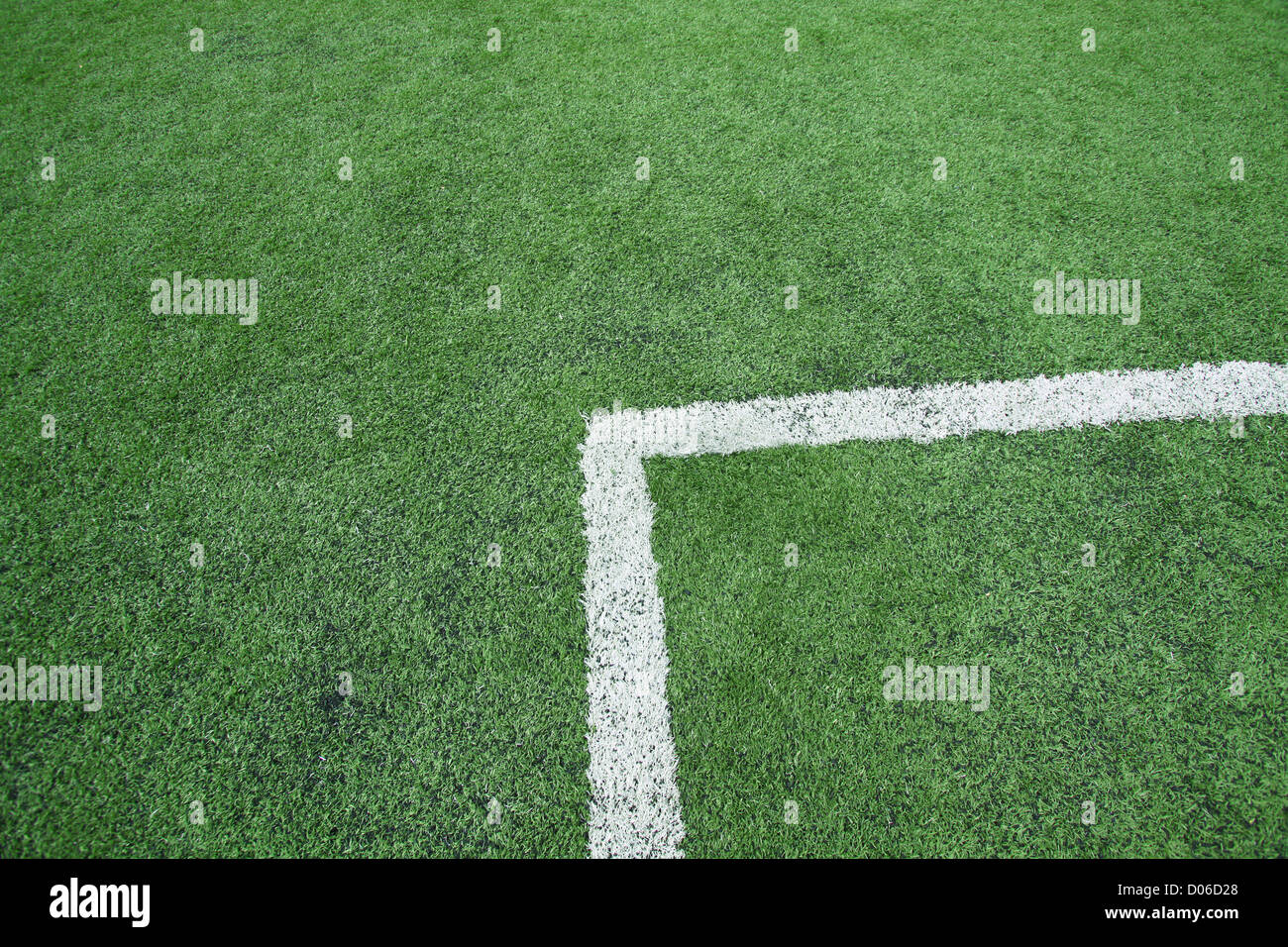 Soccer field corner Stock Photo Alamy