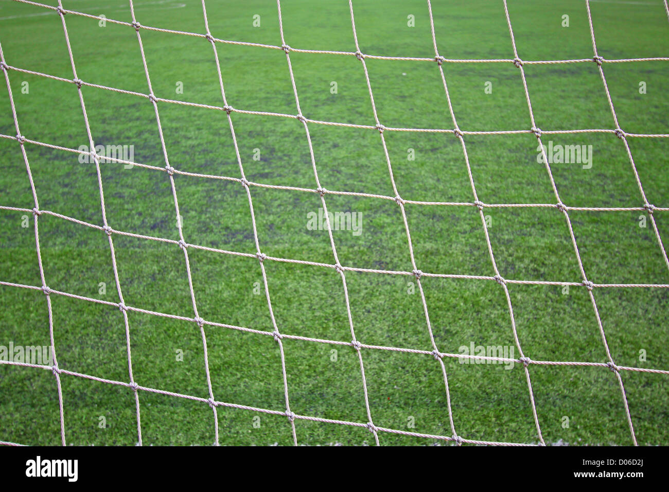 Soccer field net Stock Photo Alamy