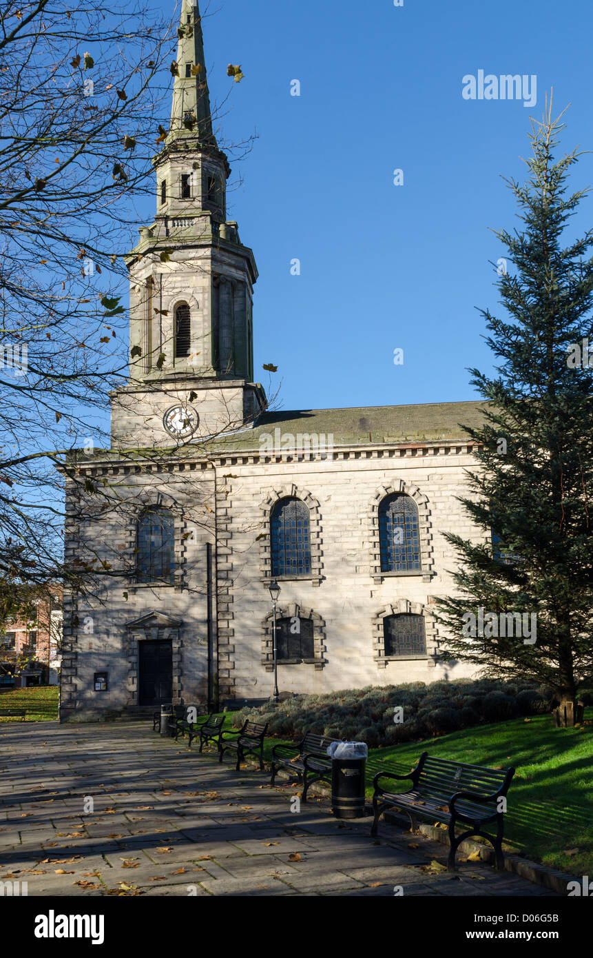 St Paul's Church in St Paul's Square in Birmingham's jewellery quarter