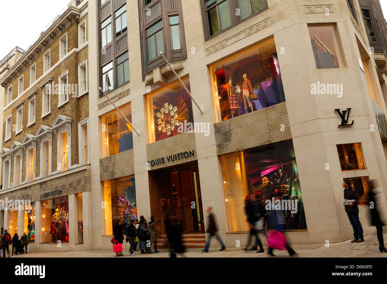 The Louis Vuitton Store In New Bond Street, London, England Stock Photo -  Alamy