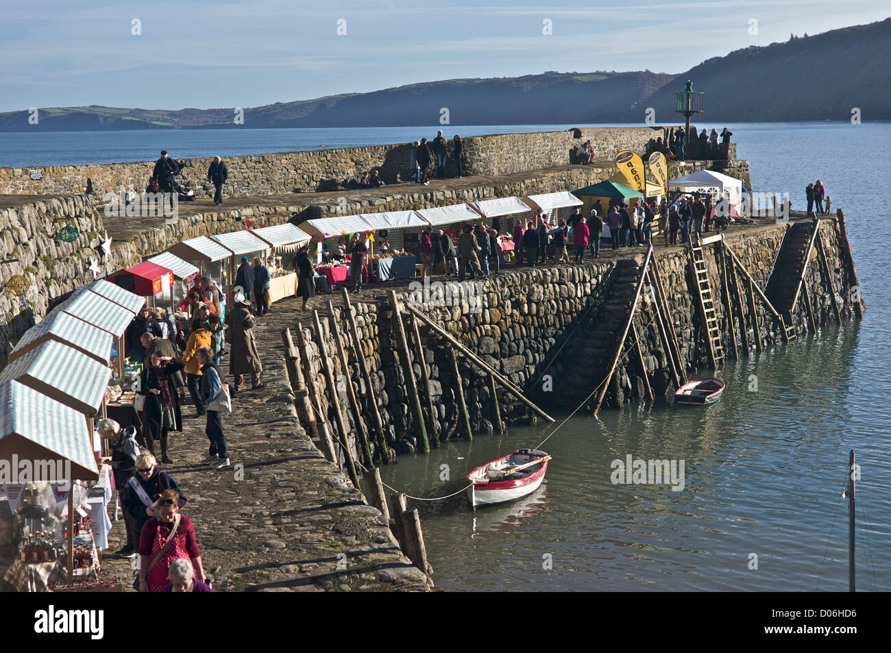 Herring Festival at Clovelly, Devon, UK Stock Photo Alamy
