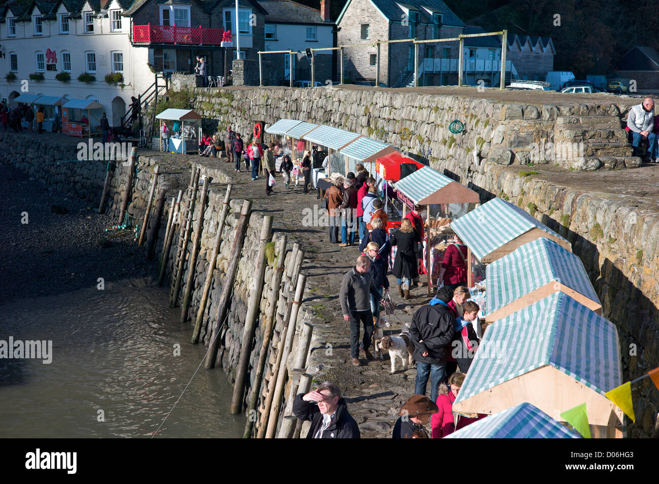Herring Festival at Clovelly, Devon, UK Stock Photo Alamy