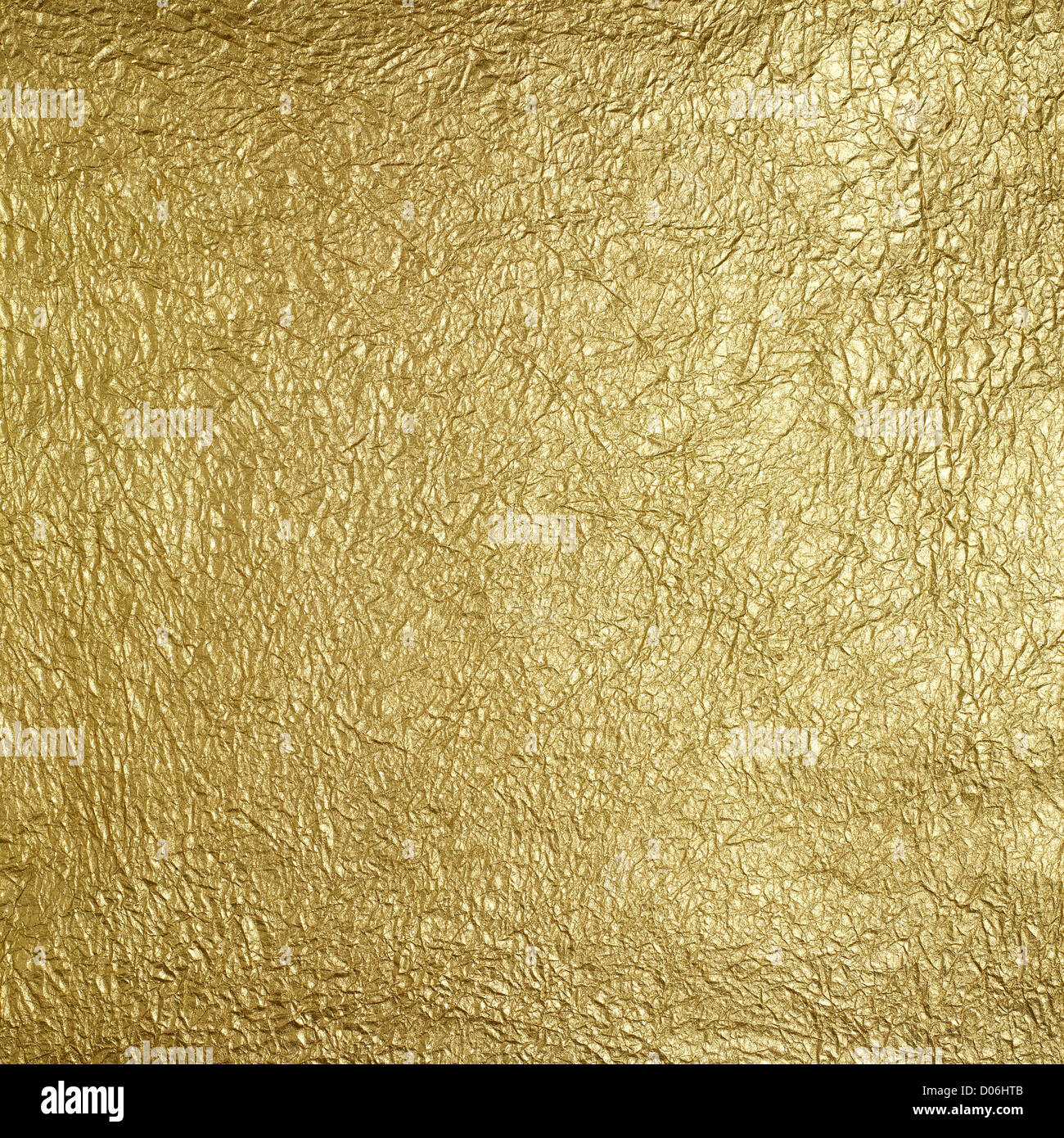 Golden background. Wrinkled surface Stock Photo