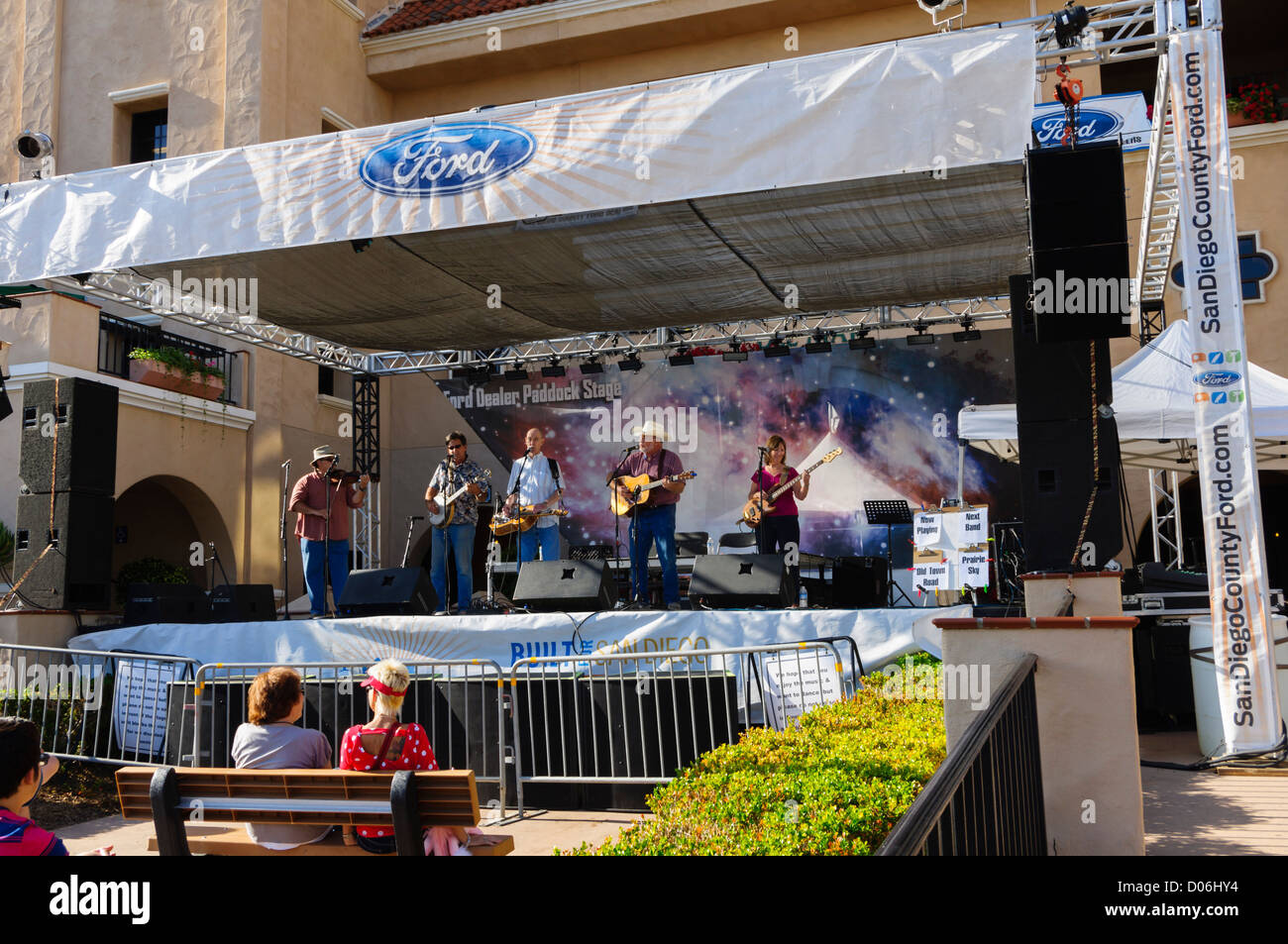 San Diego County Fair, California country band contest Stock Photo