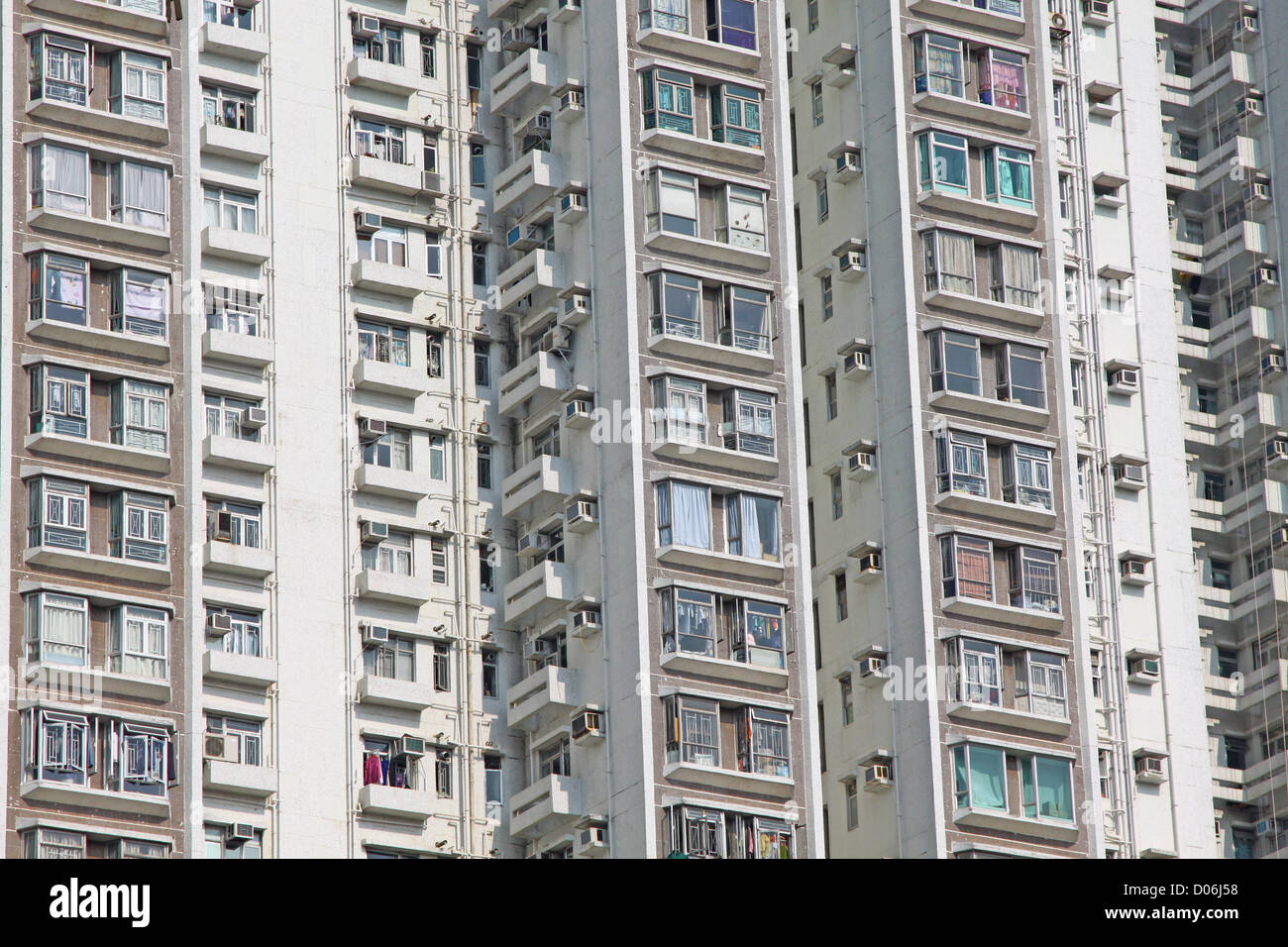 Packed Hong Kong housing apartments Stock Photo - Alamy
