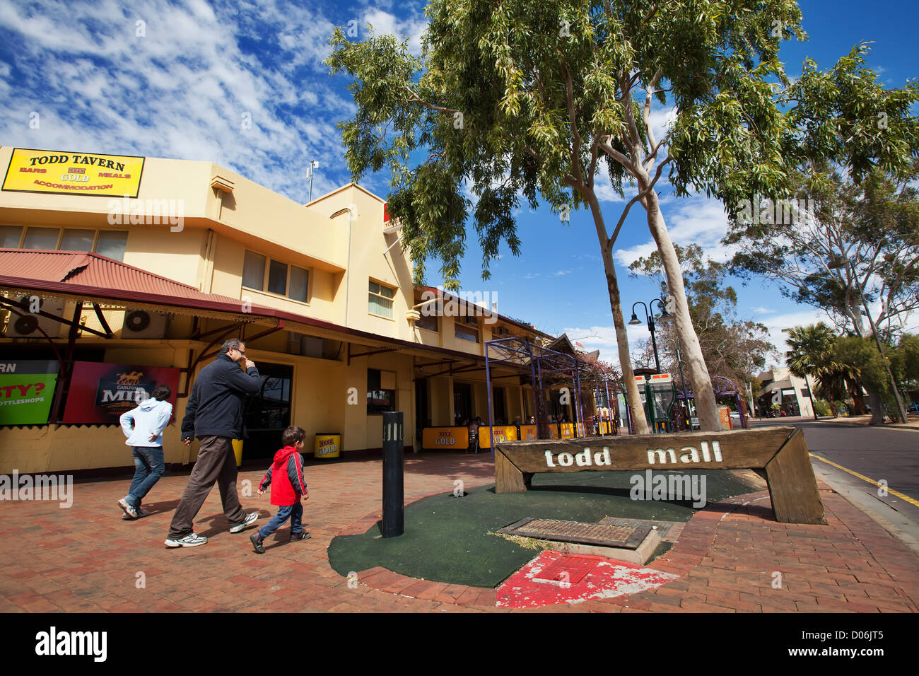Todd Mall Alice Springs Northern Territory Australia Stock Photo - Alamy