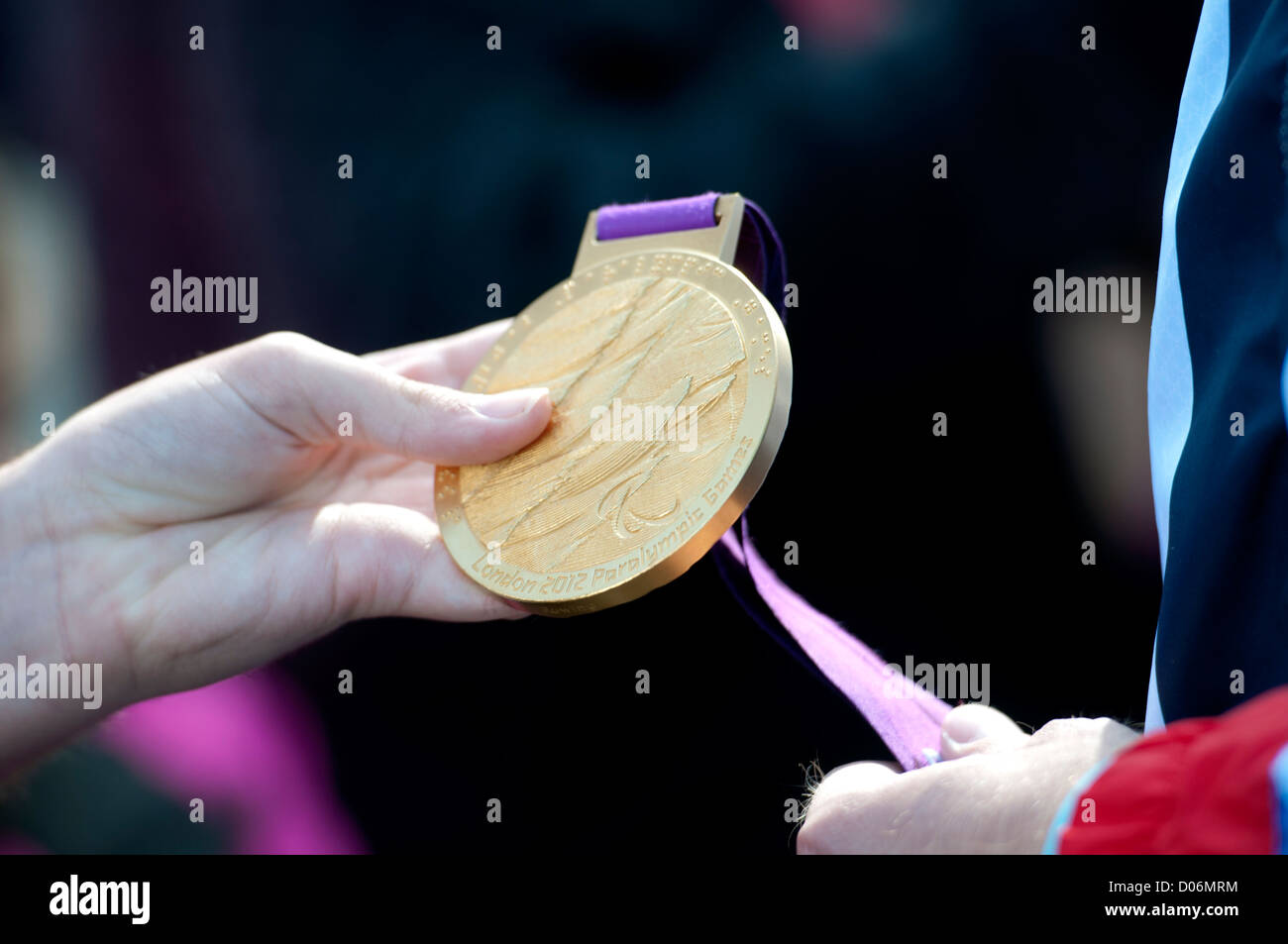 2012 London Paralympics gold medal Stock Photo
