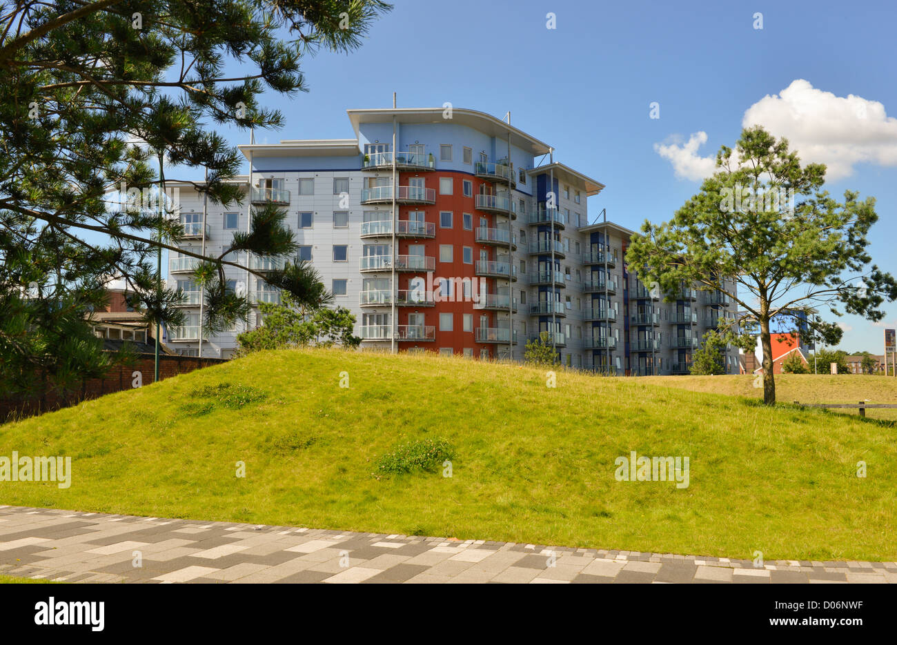 Apartments in Walsall, West Midlands Stock Photo Alamy