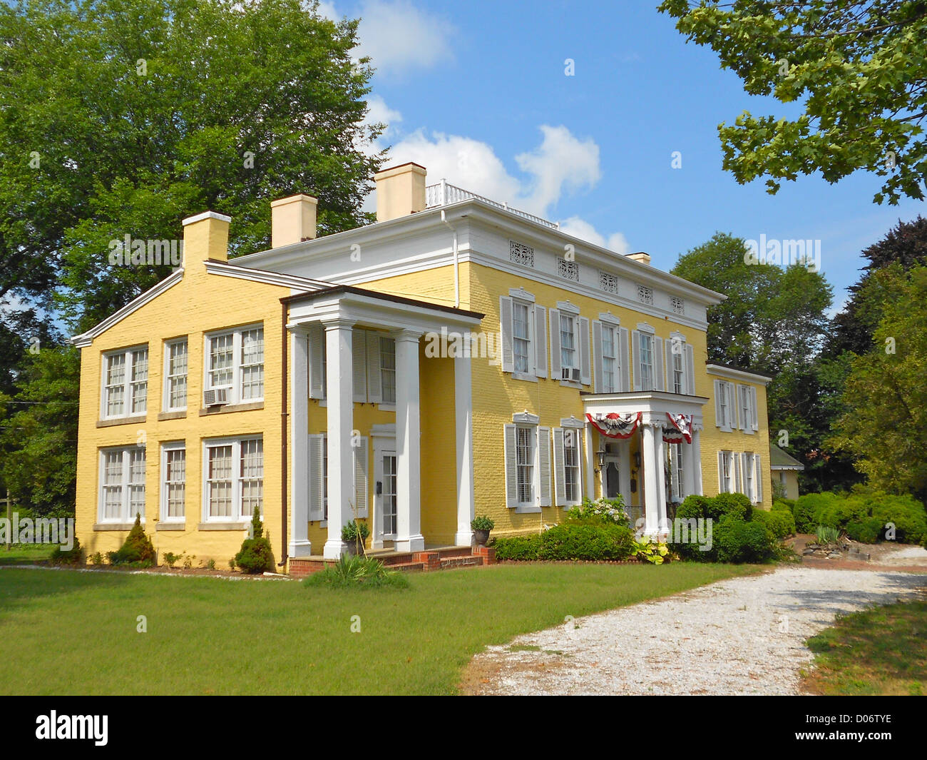 Mansion in downtown Milford, Delaware Stock Photo Alamy