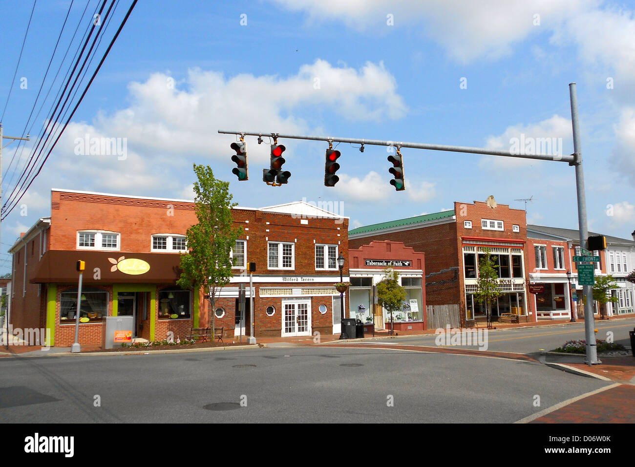 Building in downtown Milford, Sussex County, Delaware Stock Photo Alamy