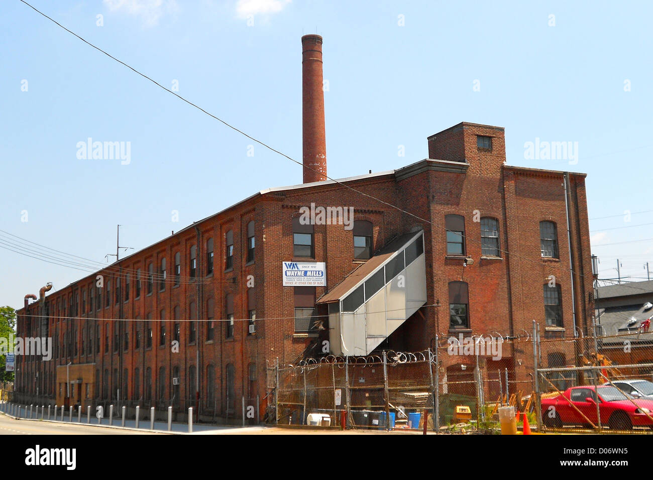 The Wayne Mills main building in the Wayne Junction Historic District