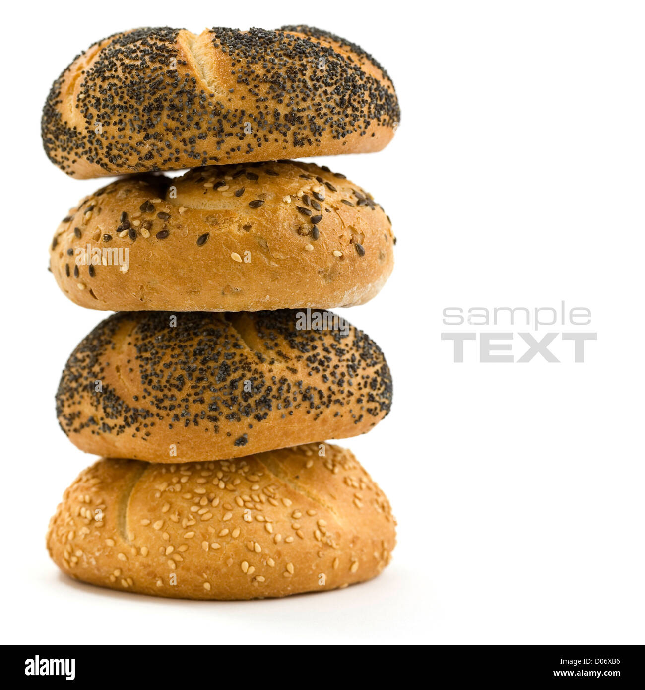 Stack of Bread Stock Photo Alamy