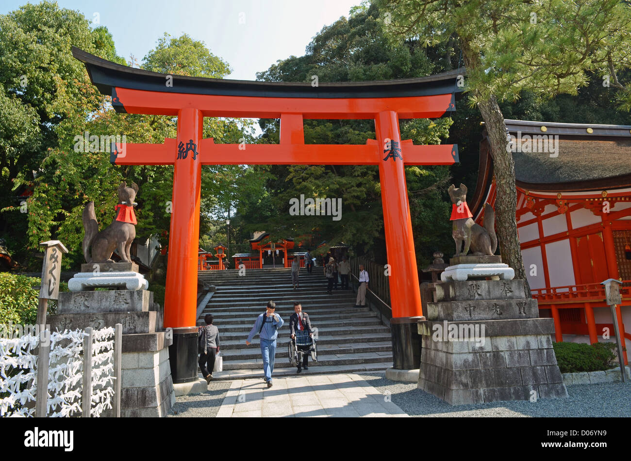 Fushimi Inari Taisha shrine, Kyoto Stock Photo