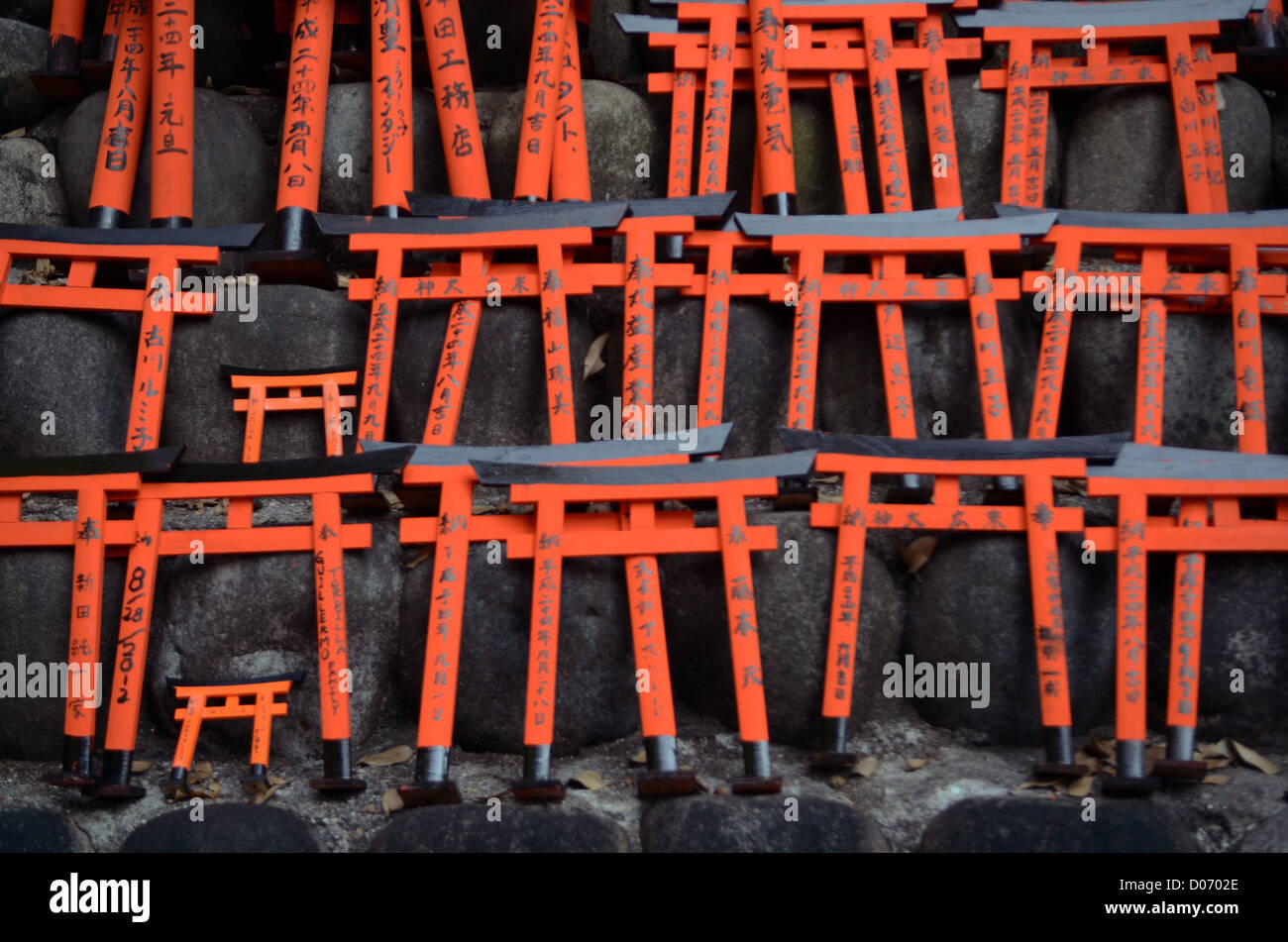 Fushimi Inari Taisha shrine, Kyoto Stock Photo