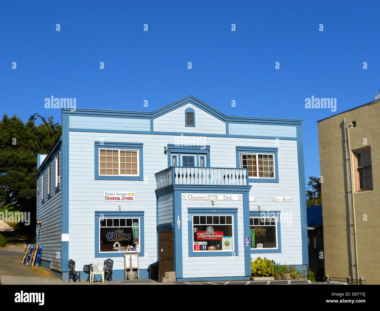 The GroceryDeli in downtown Point Arena, California Stock Photo Alamy