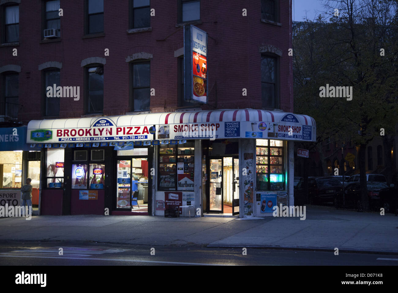 Brooklyn Pizza, Fulton Street, Fort Green, Brooklyn, NY Stock Photo Alamy