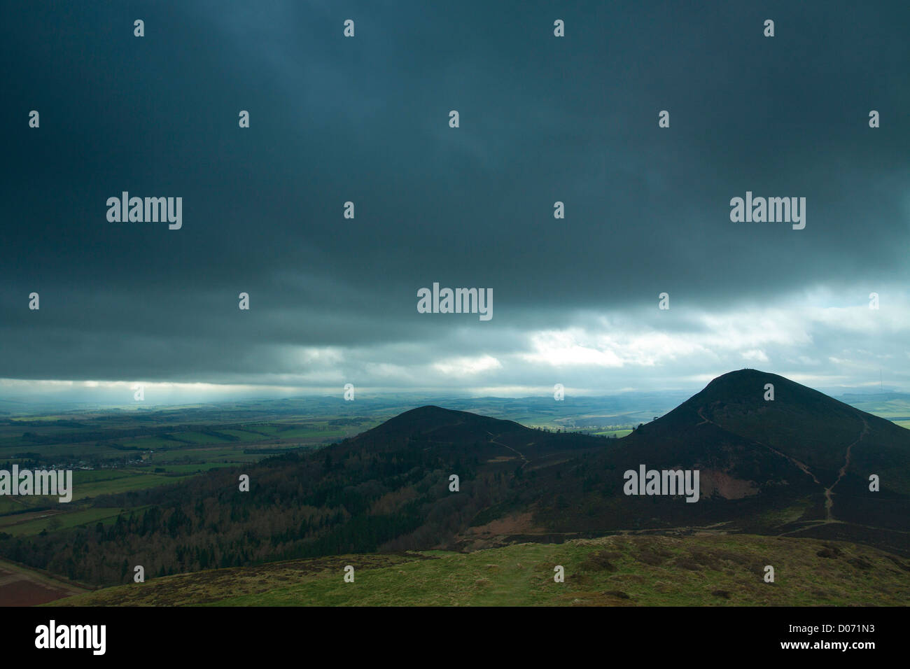 Eildon hills melrose hi-res stock photography and images - Alamy