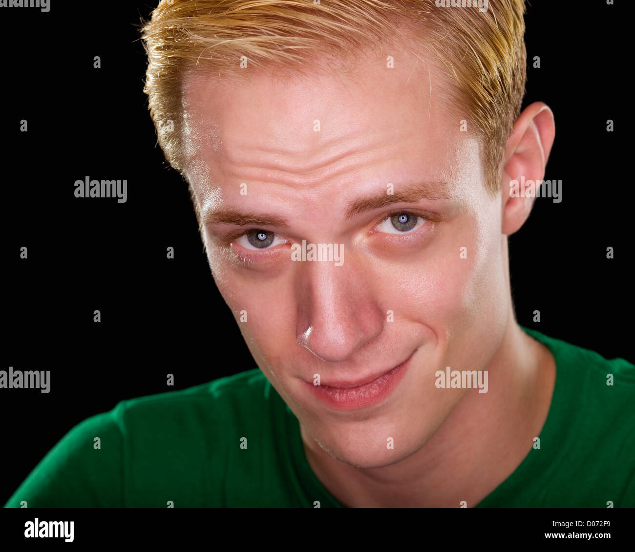 Young Man Headshot Stock Photo