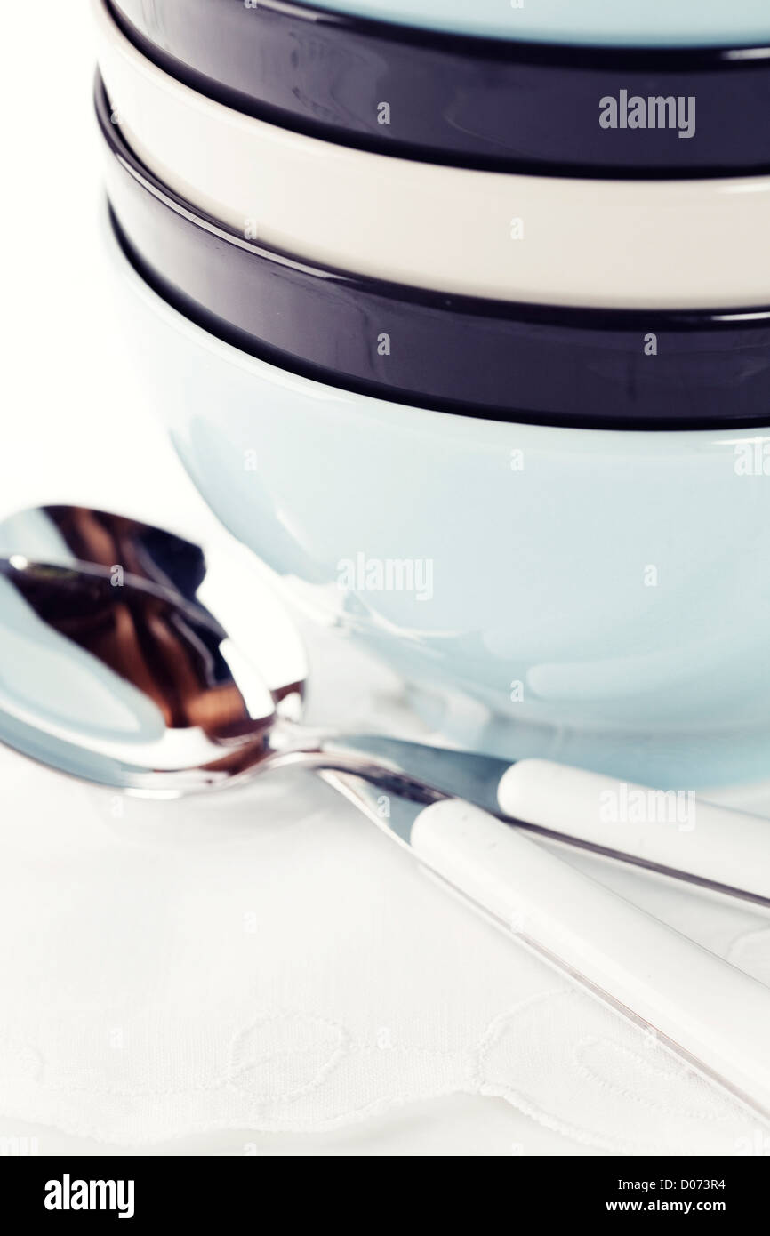 Stack of bowls Stock Photo - Alamy